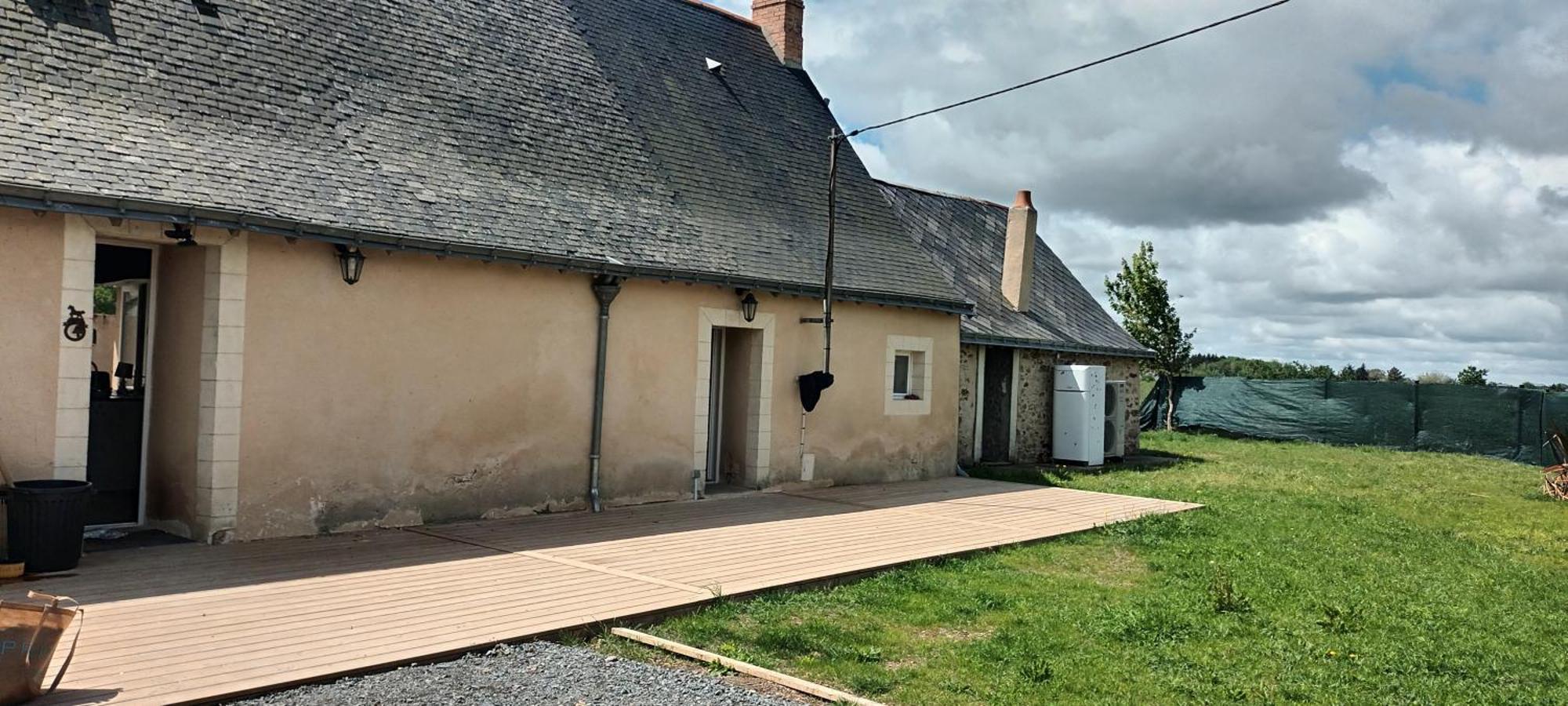 Maison De Campagne Seiches-sur-le-Loir Екстериор снимка